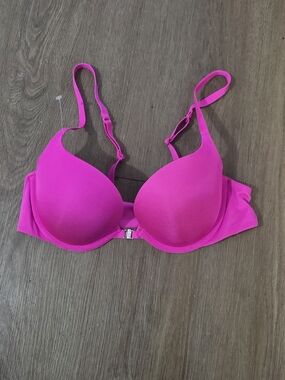 La SENZA Bright Fuchsia Front-Closure Push-Up Bra